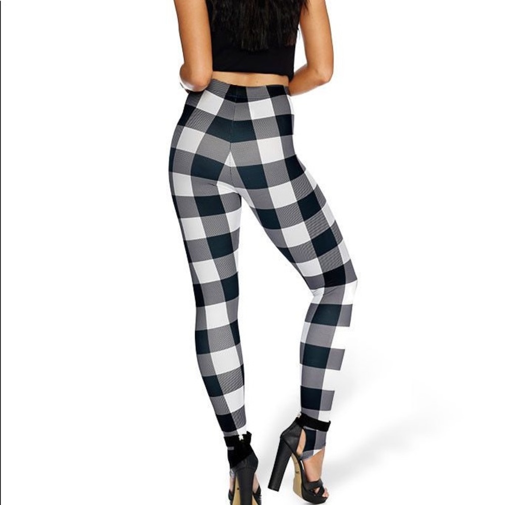 Blackmilk Lumberjack Black Stirrup Leggings XS